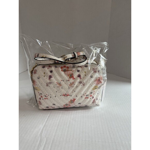 Aldo Crossbody Floral Vibrant Pattern Quilted Bag, Gold-Tone Hardware New W/Tag - Picture 16 of 16